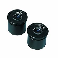 3B Scientific Wide Field Eyepiece Pair for W30660, W30661, W30662, W30663 Binocular Stereo Microscopes, WF 15x Magnification, 13mm Diameter
