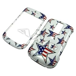 BlackBerry Bold 9000 Protector Hard Case Snap On Image Cover American Flag Stars