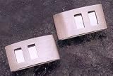 Stainless Steel Cuff Links. 11mm Long By 21.25mm Wide