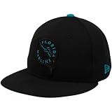 MLB New Era Florida Marlins Black Cooperstown Tonal Pop 59FIFTY Fitted Hat