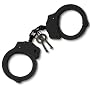 Black Finish Professional Double Locking Handcuffs