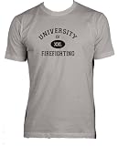 UNIVERSITY OF XXL FIREFIGHTING Adult Male (Men's Fit) Super Soft T-Shirt In Various Colors & Sizes