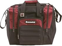 Brunswick Flash Single Tote Black/Burgundy