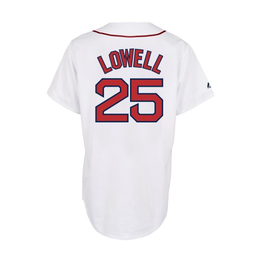 Cover image : MLB Mike Lowell Boston Red Sox Youth Replica Home Jersey