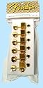 Fender Vintage Gold Guitar Tuning Machines Tuners Set 