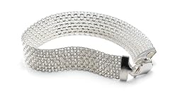 Sterling Silver 12mm Italian Mesh Bracelet : Nice Bracelet