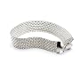 Sterling Silver 12mm Italian Mesh Bracelet, 7.5"