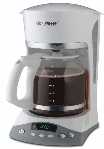 Mr. Coffee SKX20 12-Cup Programmable Coffeemaker, White