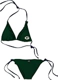 Green Bay Packers Women's Green Ruffled String Bikini