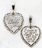 Love Heart Charm - D1072