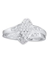 0.15CTW DIAMOND CLUSTER RING