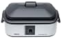Nesco 18-Quart Roaster Oven with Porcelain Cookwell, Millennium Silver