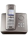 Siemens Gigaset S455, Schnurloses DECT-Komfort-Telefon mit integriertem Anrufbeantworter, platin