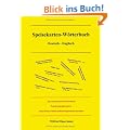 Speisekarten-W�rterbuch Deutsch-Englisch
