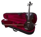 Full Size Violin 4 X 4 with Case - Black Color