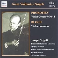 Bloch; Prokofiev - Violin Concertos