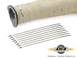 1997-2009 SUZUKI GSXR600: DEI STAINLESS STEEL LOCKING TIES 8in 8PK