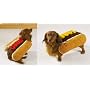 Medium Hot Dog Pet Costume - Mustard