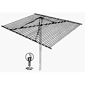 Whitney Design 3000 30-Line Outdoor Parallel-Style Clothes Dryer with Aluminum Arms