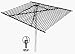 Whitney Design 3000 30-Line Outdoor Parallel-Style Clothes Dryer with Aluminum Arms