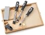 Footprint 89 Series 389MPS 3 Soft Grip Chisels, Mini Plane & Honing Stone in Wooden Storage Box