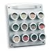 Kamenstein Stainless Steel 12 Tin Magnetic Spice Rack