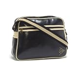 Dunlop Shoulder Flight Bag - Distressed Black / Stone