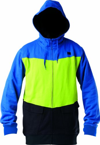 DC Shoes Herren Zip Hoody Kupress, lime olympic green, XL, D054860032_LOBD