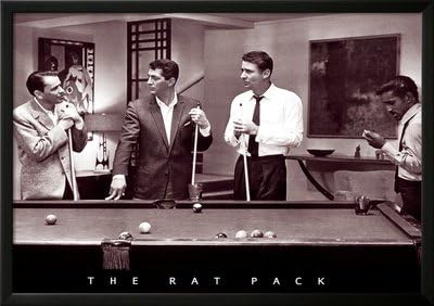 The Rat Pack Lamina Framed Poster Print, 35x25