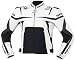 Berik SPIKE LJ-5888 Sport Leder-Jacke – Farbe: schwarz/weiß, Größe: 54