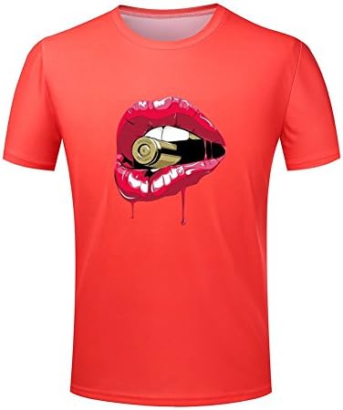 Short-Sleeve Hayama shut up and kiss me Red Men's T-shirt