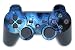 Blue Quantum Waves Design PS3 Playstation 3 Controller Protector Skin Decal Sticker