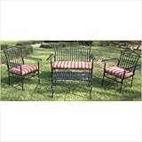 Iron Patio 4 Piece Tropico Settee Group