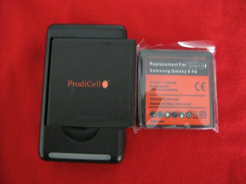 2X ProdiCell Premium Battery + Travel Charger for the Samsung Galaxy S 4G [Experience Extended Battery Life]