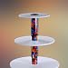 Cupcake Snap 4-Tier Round Acrylic Center Cupcake Stand and Dessert Tower