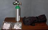 OXYGEN M6 TANK CYLINDER INCLUDES 0-8 LPM REGULATOR, CARRYING BAG