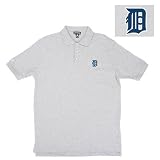 Detroit Tigers MLB "Classic Pique" Polo Shirt (Heather)