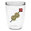 Martini Olives 16 oz Insulated Beverage Tumbler, Clear