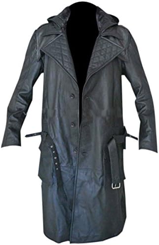 Cinema Jackets Assassins Creed Syndicate Jacob Frye Quilted Coat (LARGE)