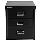 BISLEY ビスレー H123NL マルチ収納ケース / キャビネット Basic 12 ベーシック 12 【3段】ブラック TX