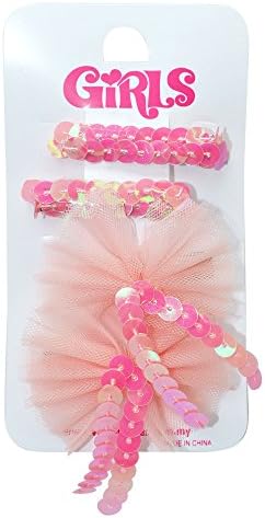 Girls Baby Love to Dance Hairclips Barrettes (Pink)