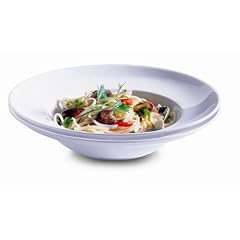 Domestic 920838 Orto Porzellan Pastateller 2-er Set rund 26,5cm weiss