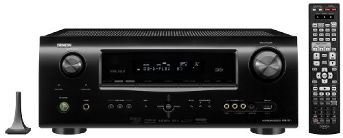 Denon AVR 1911 7.1 AV-Receiver (HDMI mit 3D, Audio Return Channel, USB Eingang, 7x 125 Watt) schwarz