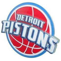 Detroit Pistons Logo Trailer Hitch Cover - Basketball Sports Merchandise