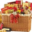 Snack Time Sweet and Savory Gourmet Food Gift Basket with Smoked Salmon