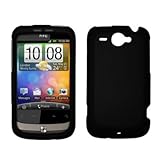 HTC Wildfire G8 GSM Black Rubberized Hard Cover Crystal Case