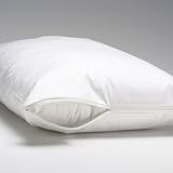 Universal Size LinenSpa Pillow Protector 100% Waterproof & Dust Mite Protection Zipper Enclosure