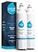 Mist LT800P Replacement Refrigerator Water Filter, Compatible with LG LT800P, ADQ73613401, Kenmore 9490, 46-9490, 469490, ADQ73613402 2 Pack