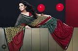 Aastha Printed Georgette Saree / Sari fabric for casual wear