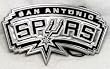 San Antonio Spurs Enamel Belt Buckle, NBA Basketball Buckle